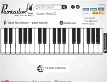Tablet Screenshot of pianizator.com